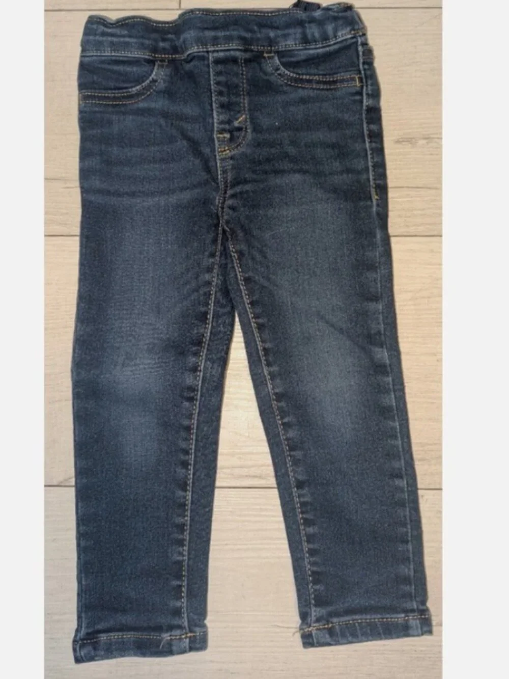 Levi's Blue Stretch Denim Pull On Jeggings Baby Girls Size 2T
